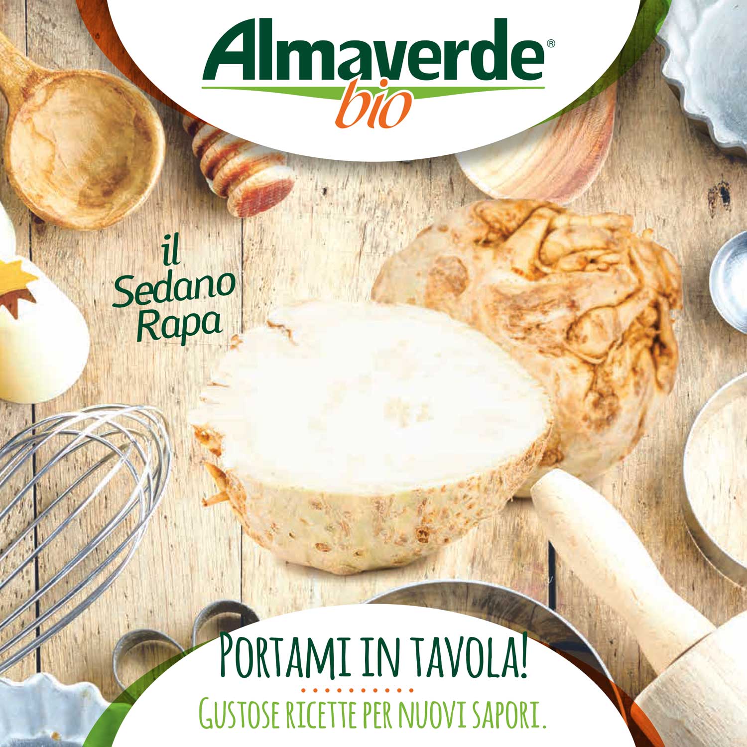 Almaverde Bio ricetta sedano rapa